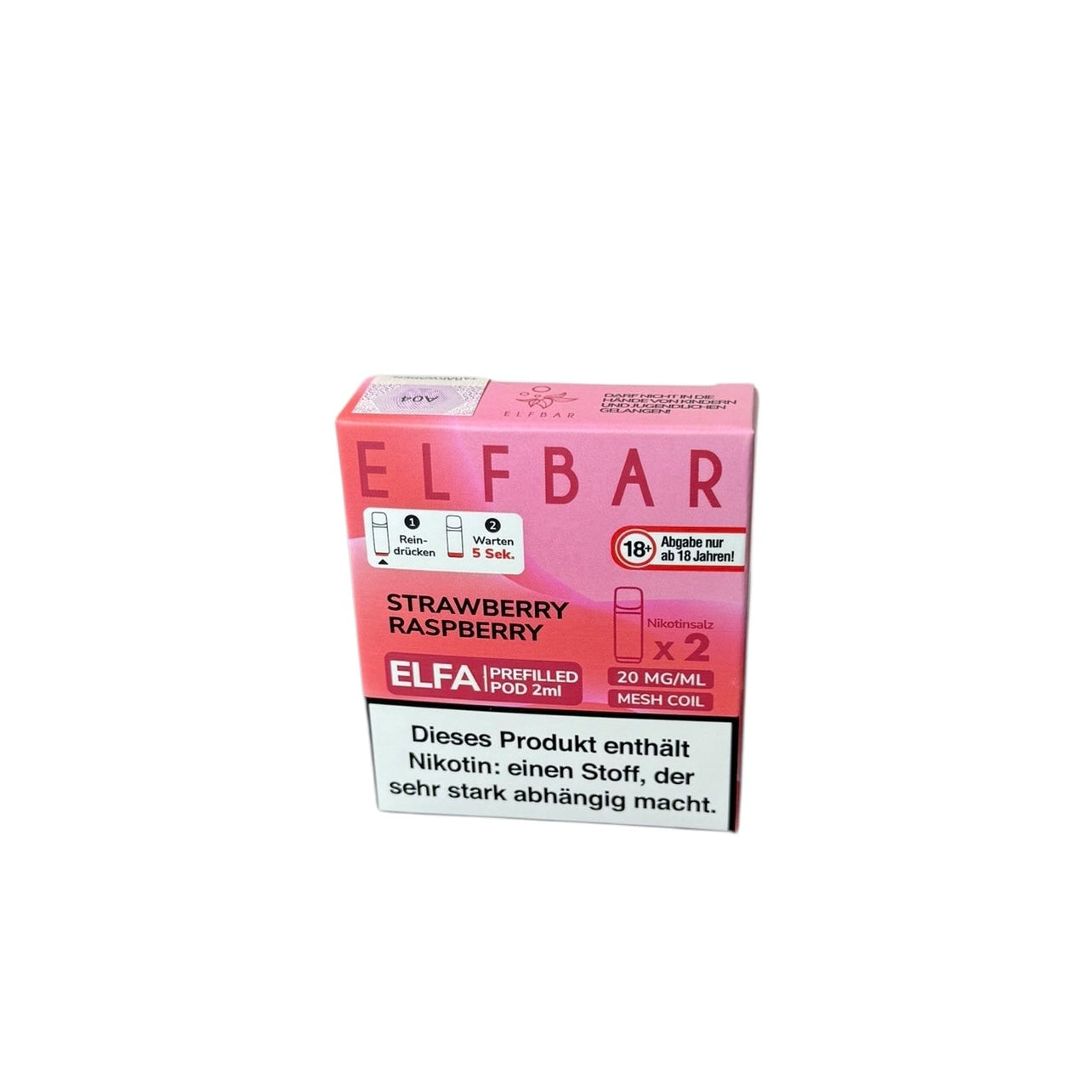 Elfbar Pods - Strawberry Raspberry